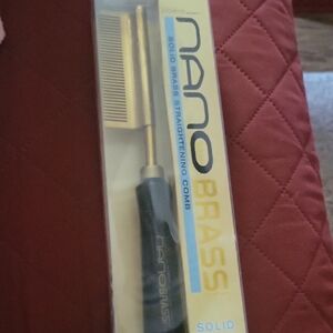 Nano Brass Hair Straightening Comb